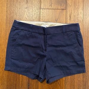 **Like New** J Crew Size 2 Navy Chino Shorts